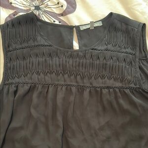 Daniel Rainn Black Sleeveless Blouse